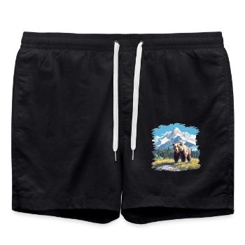 Ours Kodiak Ours Kodiak - Short de bain - noir - Devant - AI Model Male 185 light (185cm)