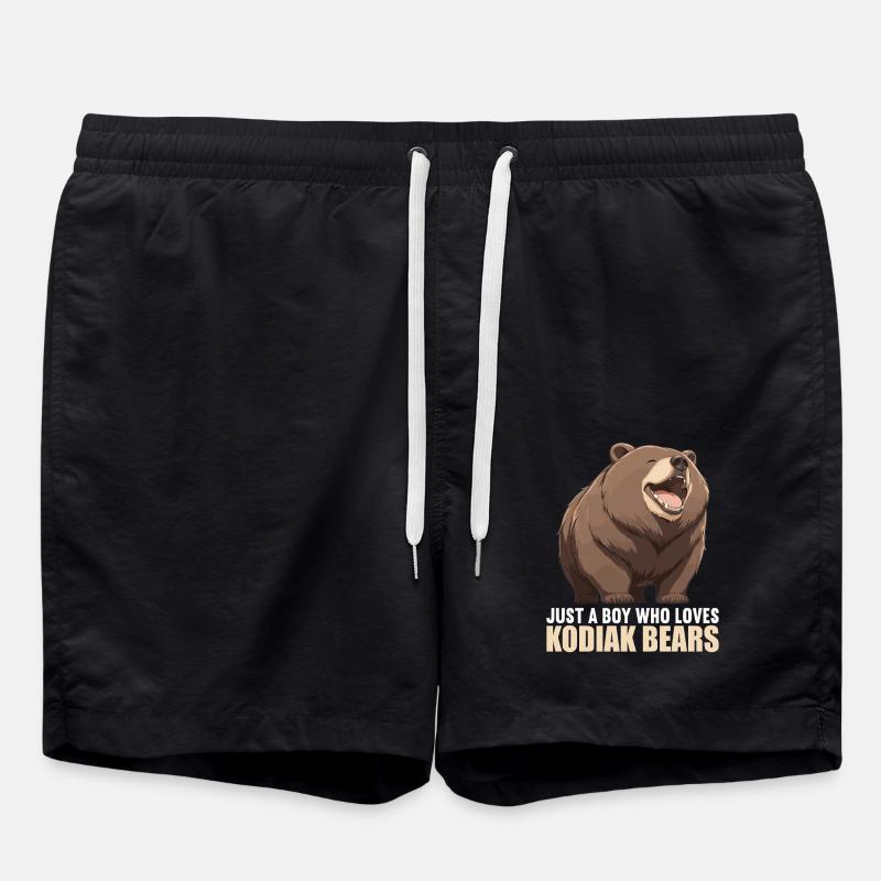 Kodiakbären Kodiakbär - Badeshorts - Schwarz