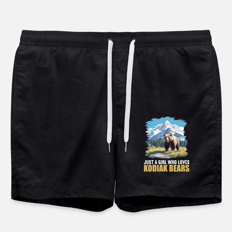 Kodiakbären Kodiakbär - Badeshorts - Schwarz
