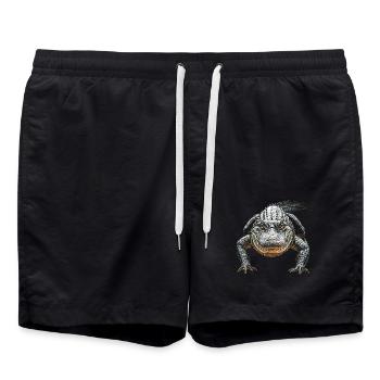 Alligator - Badeshorts - Schwarz - Vorne - AI Model Male 185 light (185cm)