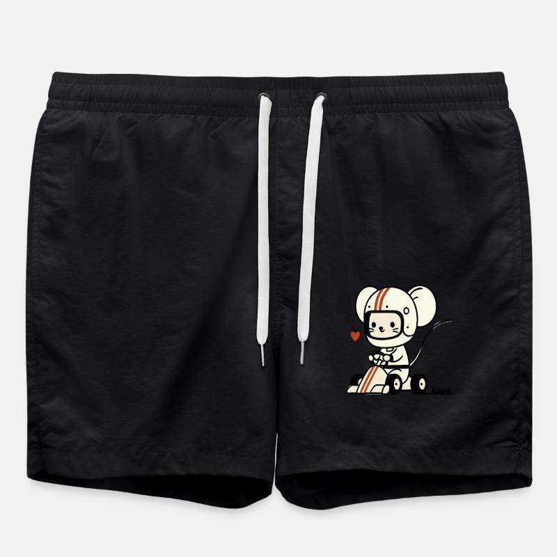 Go-Kart Souris Racer - Short de bain - noir