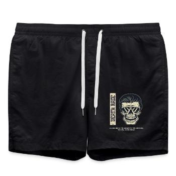Prints for bikers and motorcyclists - Swim Trunks - black - Front - AI Model Male 185 light (185cm)