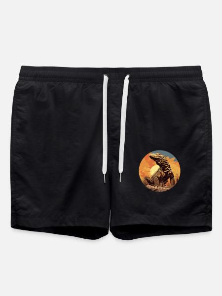 Komodo dragons Komodo dragon - Swim Trunks - black