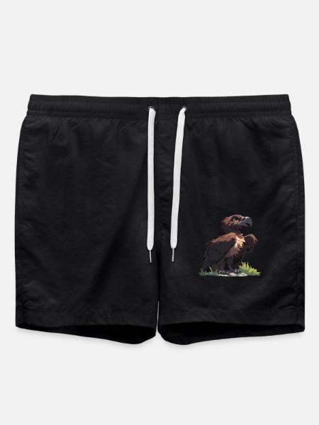 Vulture Geier - Badeshorts - Schwarz