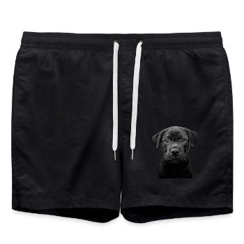 Cane Corso - Badeshorts - Schwarz - Vorne - AI Model Male 185 light (185cm)