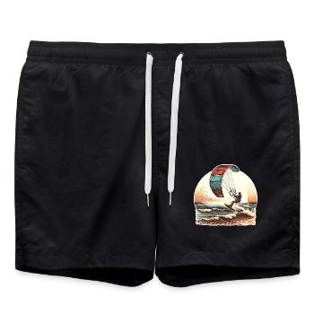 Kitesurf Kitesurfer Kiteboard - Short de bain - noir - Devant - AI Model Male 185 light (185cm)