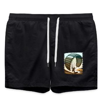 Kitesurf Kitesurfer Kiteboard - Short de bain - noir - Devant - AI Model Male 185 light (185cm)