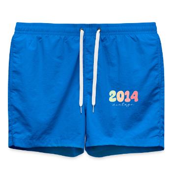 Year of birth 2014 - Swim Trunks - cobalt blue - Front