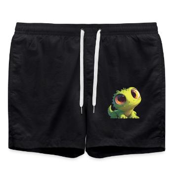 Lizards Lizard - Swim Trunks - black - Front - AI Model Male 185 light (185cm)