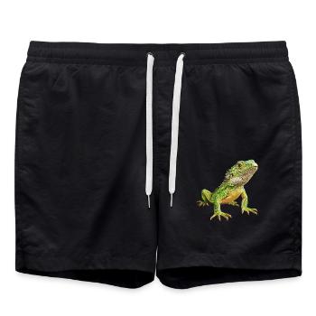 Lizards Lizard - Swim Trunks - black - Front - AI Model Male 185 light (185cm)