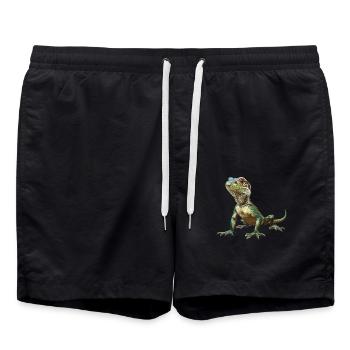 Lizards Lizard - Swim Trunks - black - Front - AI Model Male 185 light (185cm)