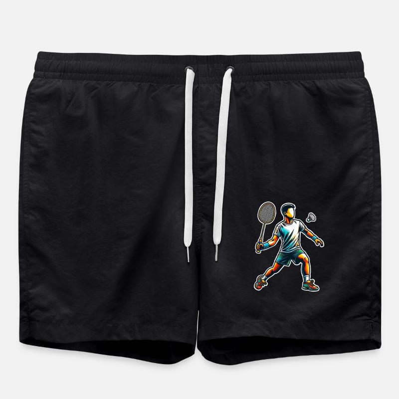 Badminton - Swim Trunks - black