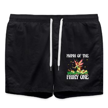 Mama of the fairy One - Swim Trunks - black - Front - AI Model Male 185 light (185cm)