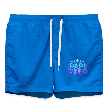 Papi Chulo - Latino Style Design - Swim Trunks - cobalt blue - Front