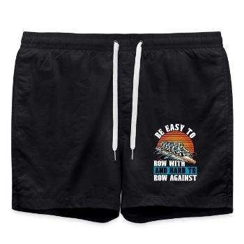 Water Rowing Be Easy To Row With And Water Sports - Badeshorts - Schwarz - Vorne - AI Model Male 185 light (185cm)