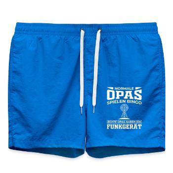 Amateurfunk Geschenke für Funker Funkamateur - Badeshorts - Cobalt blue - Vorne