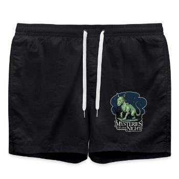 CHUPACABRA - Badeshorts - Schwarz - Vorne - AI Model Male 185 light (185cm)