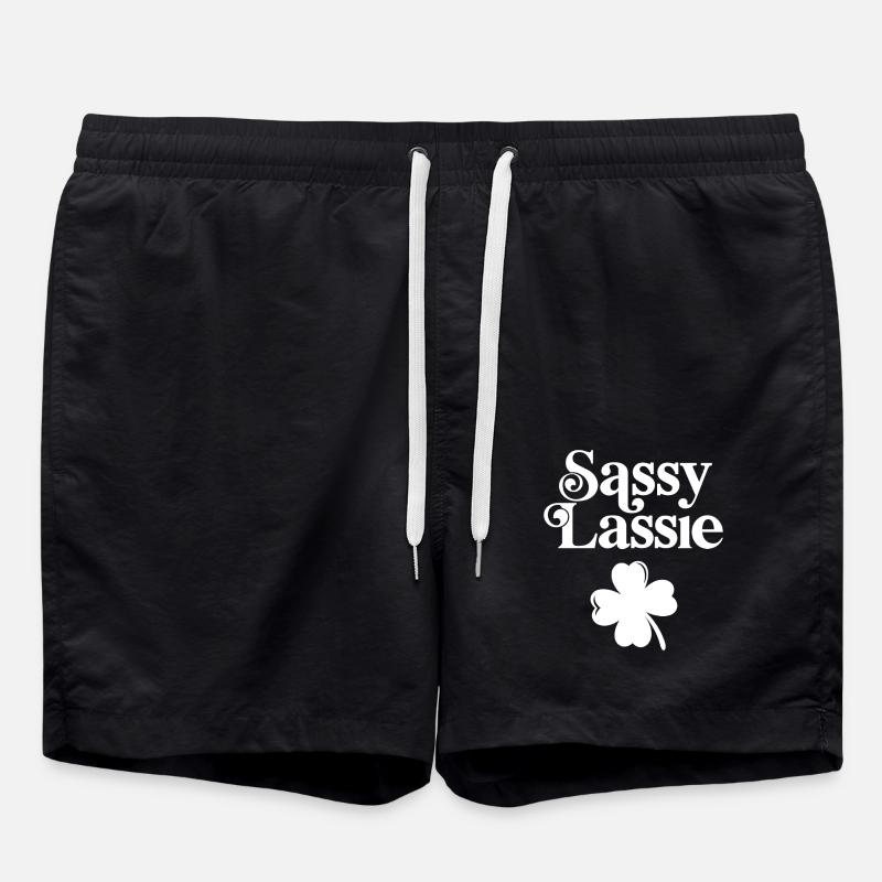 Sassy Lassie - Swim Trunks - black