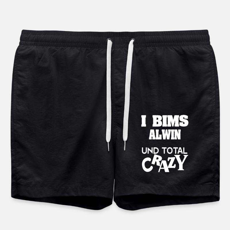 Gift for Alwin - Swim Trunks - black