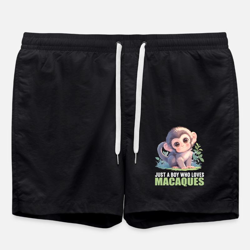 Macaque Macaque - Swim Trunks - black