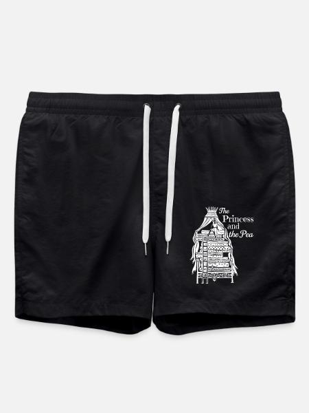 Princess on the Pea Fairy Tale - Swim Trunks - black