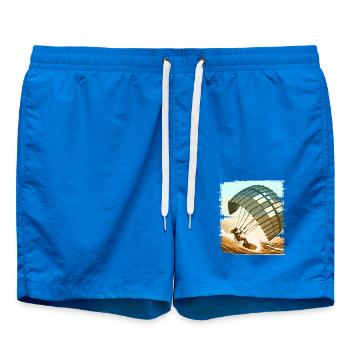 Kitesurfen Kitesurfer Kiteboard - Badeshorts - Cobalt blue - Vorne