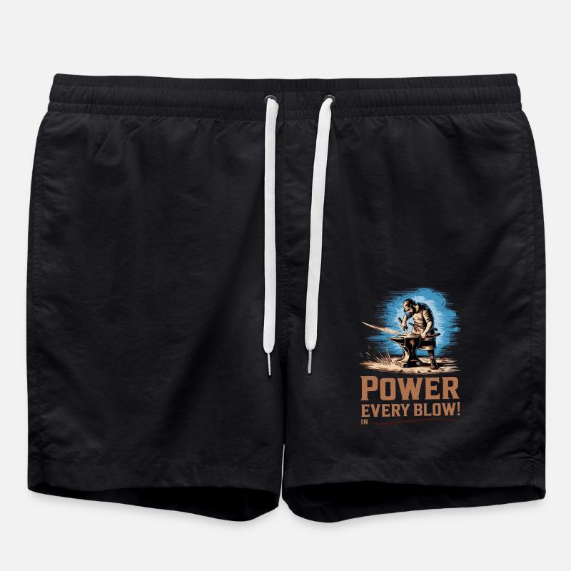 BLACKSMITH - Swim Trunks - black