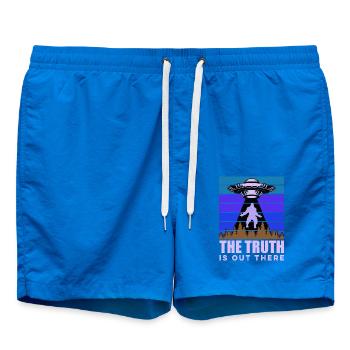 OVNI Bigfoot Yeti Sasquatch - Short de bain - cobalt blue - Devant