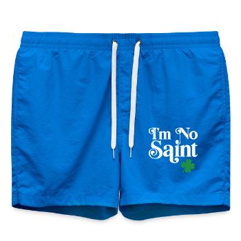Je ne suis pas un saint - Short de bain - cobalt blue - Devant