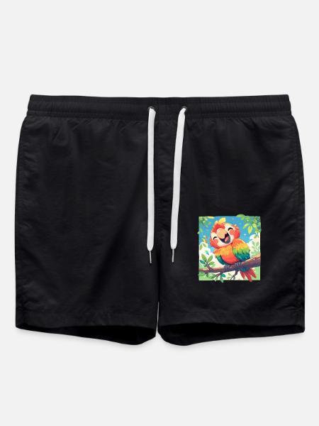 Macaw's Era - Swim Trunks - black