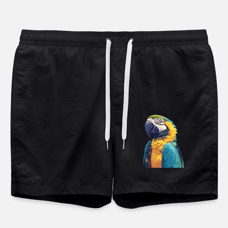 Macaw's Era - Swim Trunks - black