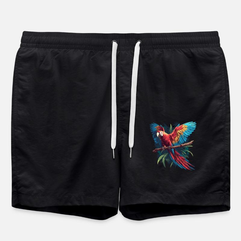 Macaw's Era - Swim Trunks - black