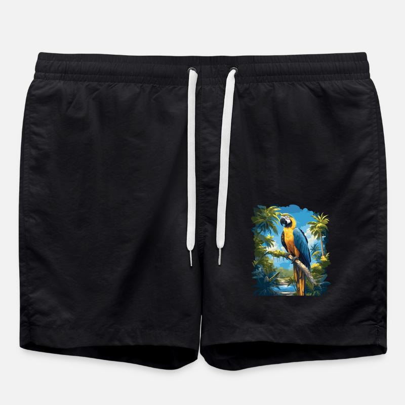 Macaw's Era - Swim Trunks - black