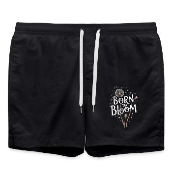 Dandelion Dandelion Lover Floral Floral - Swim Trunks - black - Front - AI Model Male 185 light (185cm)
