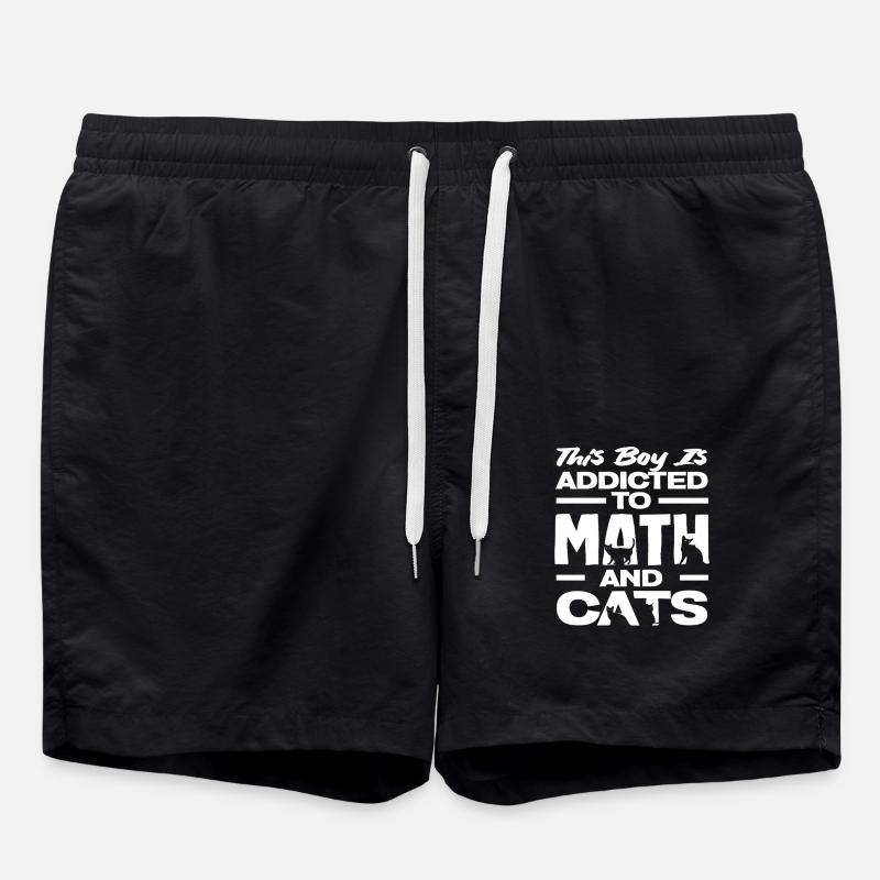 Math Teacher Math Gift - Swim Trunks - black
