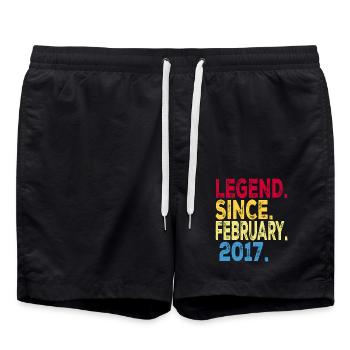 Légende depuis février 2017 Design For Kids, - Short de bain - noir - Devant - AI Model Male 185 light (185cm)
