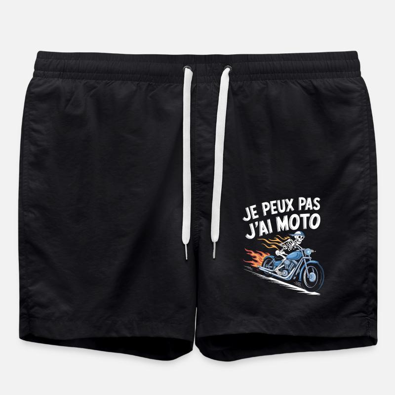 J'peux pas j'ai moto - Short de bain - noir