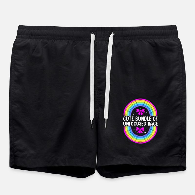 Pastel Gothic - Swim Trunks - black