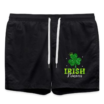 Princesse irlandaise - Short de bain - noir - Devant - AI Model Male 185 light (185cm)
