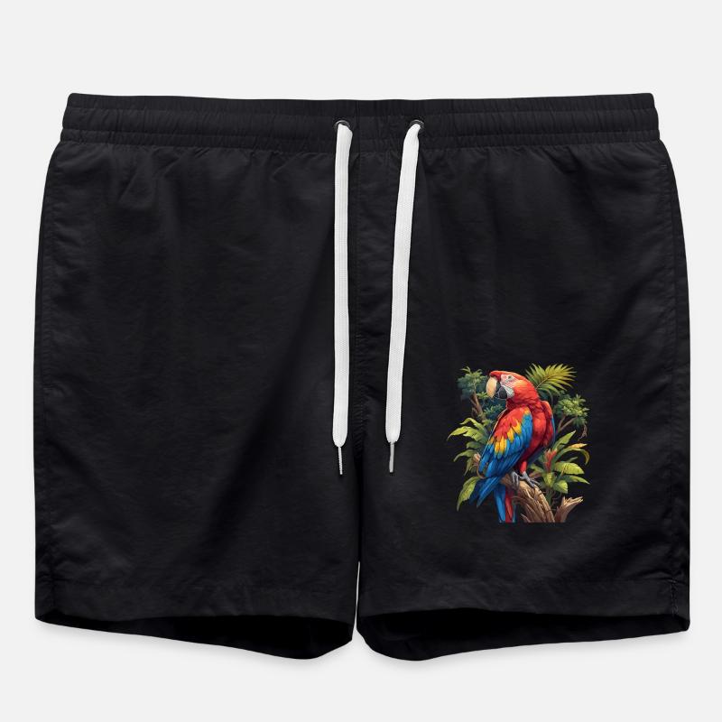 Macaw's Era - Swim Trunks - black