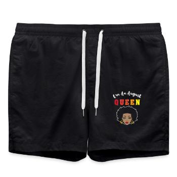 Sternzeichen Löwe - Badeshorts - Schwarz - Vorne - AI Model Male 185 light (185cm)