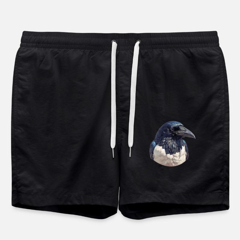Magpies Magpie - Swim Trunks - black