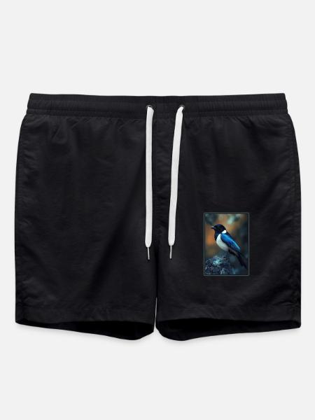 Elstern Elster - Badeshorts - Schwarz