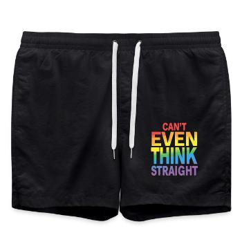 Pride LGBTQ Pride Regenbogen Pride Gay Pride Lgbtq - Badeshorts - Schwarz - Vorne - AI Model Male 185 light (185cm)