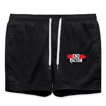 Anti-Racism, Equality & Diversity - Swim Trunks - black - Front - AI Model Male 185 light (185cm)
