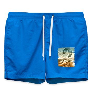 Kitesurfen Kitesurfer Kiteboard - Badeshorts - Cobalt blue - Vorne
