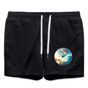 Kitesurf Kitesurfer Kiteboard - Short de bain - noir - Devant - AI Model Male 185 light (185cm)