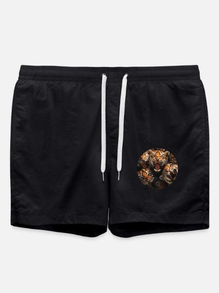 Tiger - Badeshorts - Schwarz