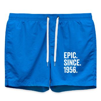 Epic Since 1956 Birth Year Birthday - Swim Trunks - cobalt blue - Front