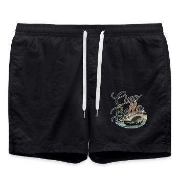 Ciao Bella - Badeshorts - Schwarz - Vorne - AI Model Male 185 light (185cm)